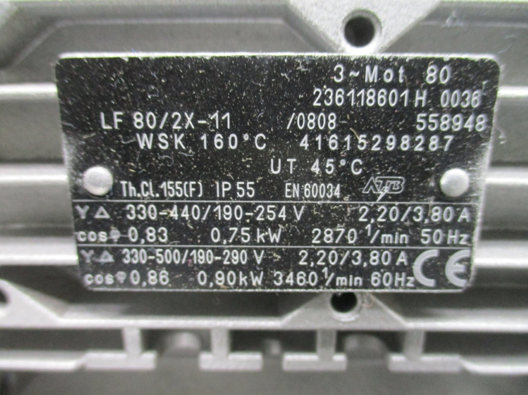 BECKER SV8.130/1-01VSF 330-500/190-290V 2.20/3.80A NSNP