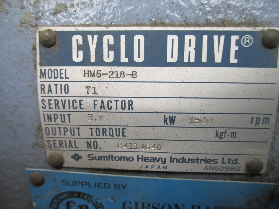 SUMITOMO HM5-218-B TC-F/FB-SA 415V 7.5A UNMP