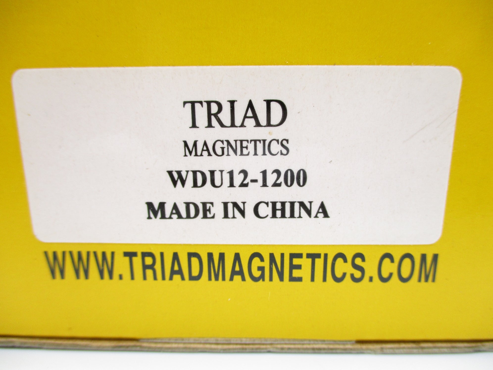 TRIAD MAGNETICS WDU12-1200 NSMP