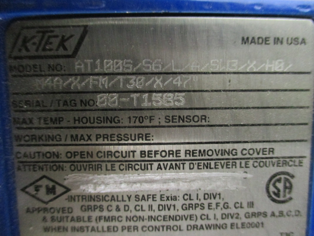 K-TEK AT100S/S6/L/A/SW3/X/H0/M4A/X/FM/T30/X/47" NSMP
