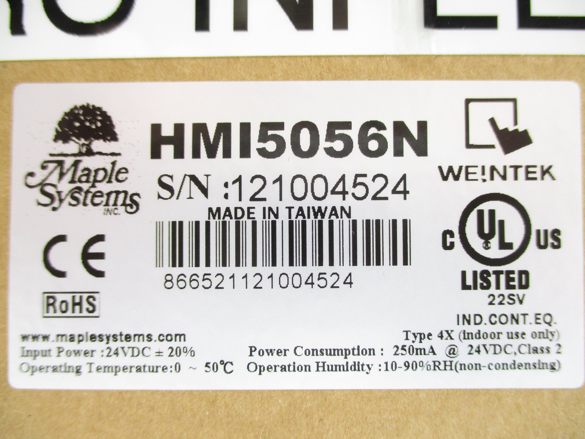 MAPLE SYSTEMS HMI5056N NSMP