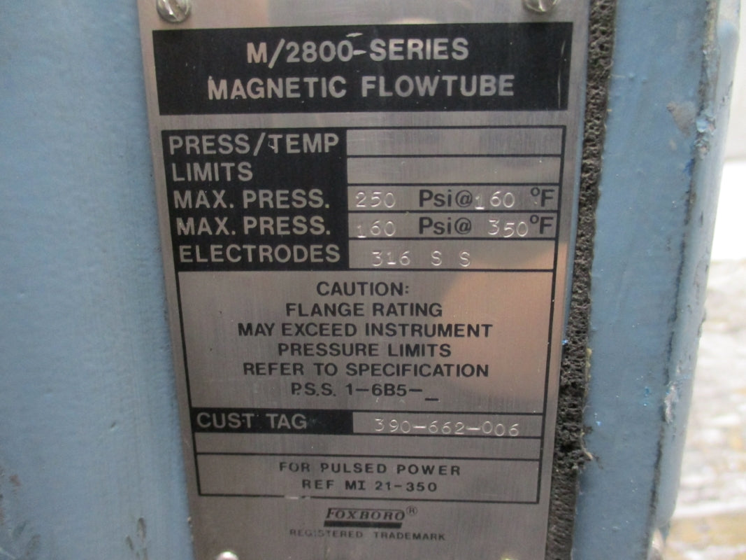 FOXBORO 2804-SABA-TSA-G M/2800 SERIES 120V 1.3A 250PSI NSNP