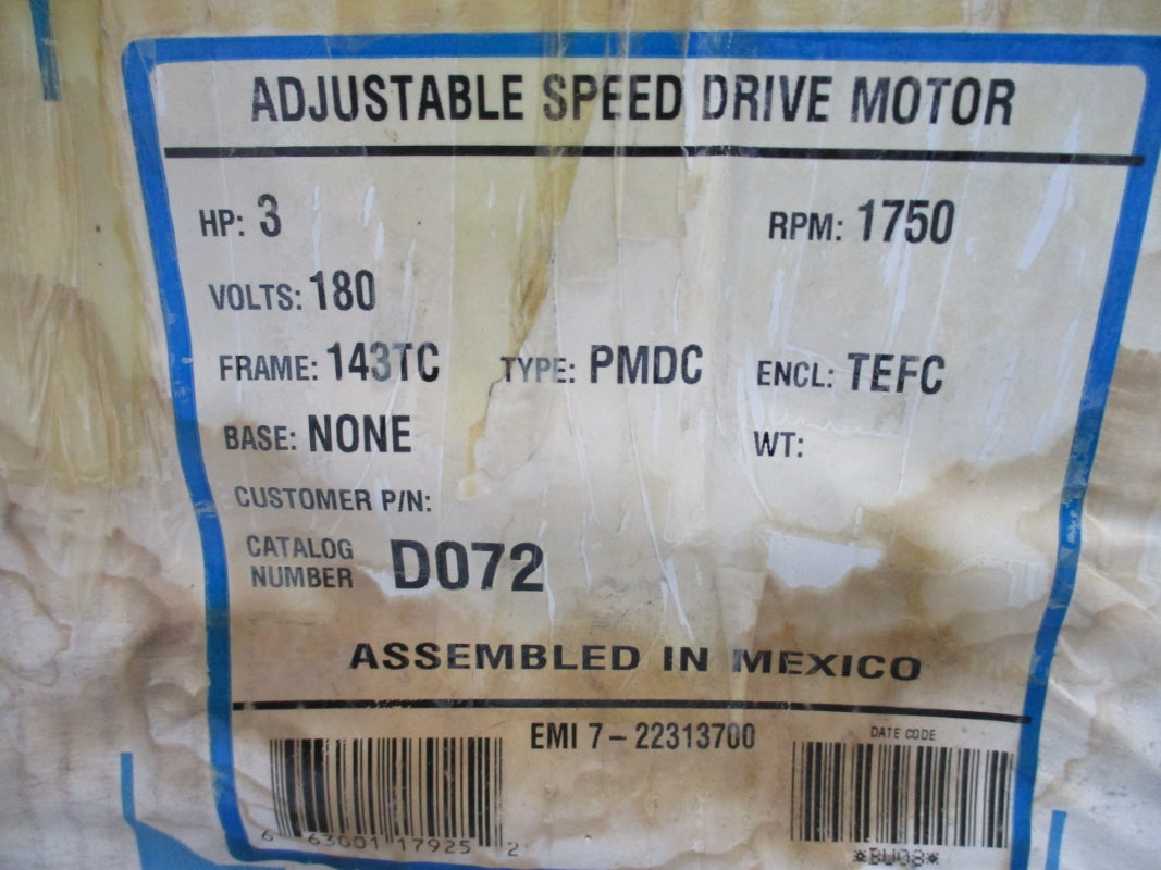 MAGNETEK D072 22313700 180V NSMP