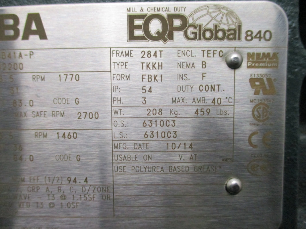 TOSHIBA 0254XSSB41A-P 460V 31A NSNP