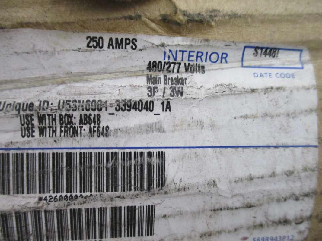 GENERAL ELECTRIC ADF3422DTX 250A 480V NSFS