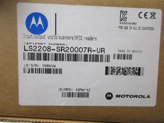 MOTOROLA LS2208-SR20007R-UR (AS PICTURED) NSMP