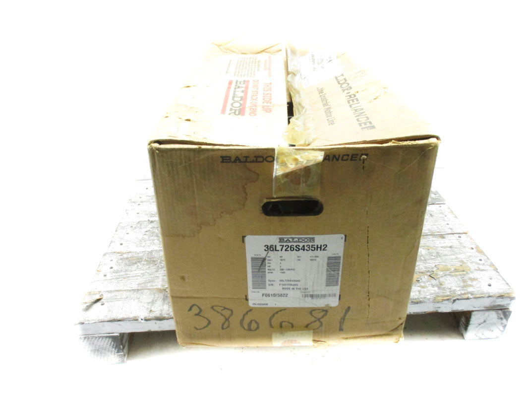 BALDOR 36L726S435H2 208-230/460V, 7.4-7.2/3.6A NSMP