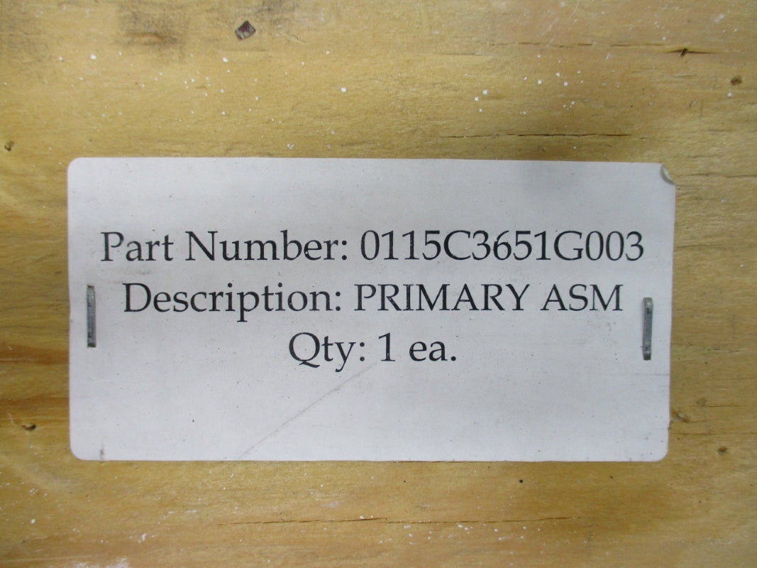 GENERAL ELECTRIC HITACHI NUCLEAR PRIMARY ASSEMBLY 0115C3651G003 NSMP