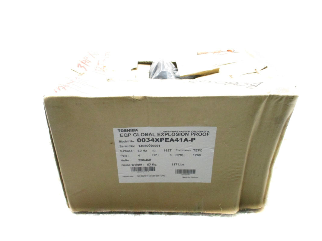 TOSHIBA 0034XPEA41A-P 230/460V 8.0/4.0A NSMP