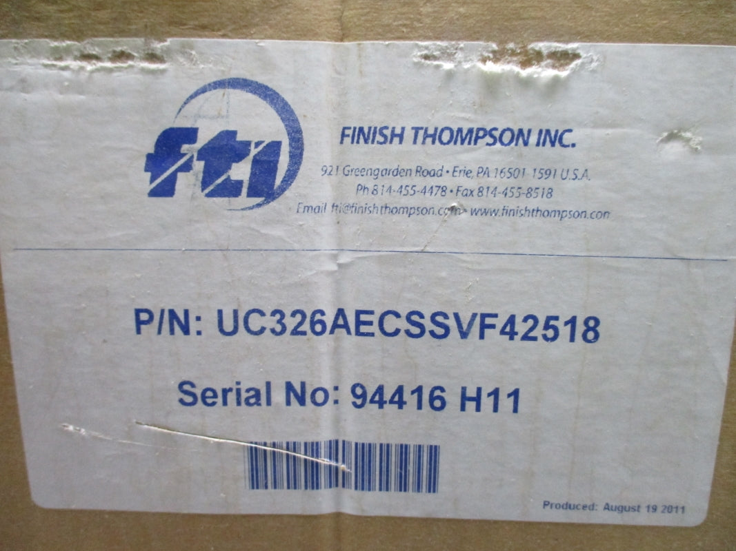 FINISH THOMPSON UC326AECSSVF42518 175PSI NSMP
