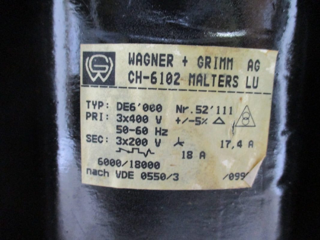 WAGNER & GRIMM CH-6102 18A NSNP