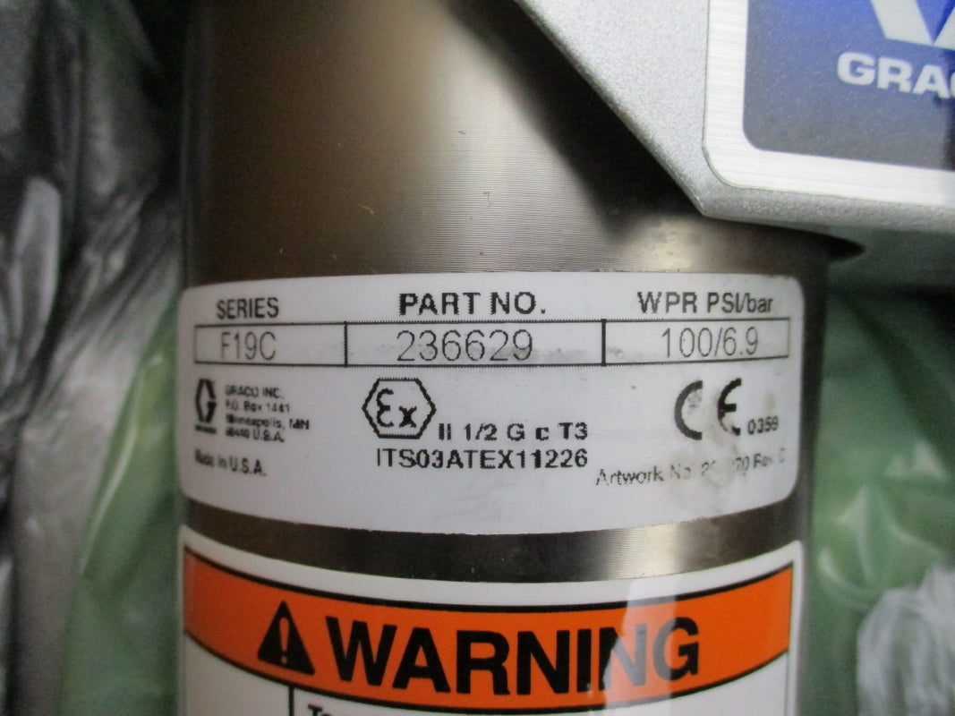 GRACO TWISTORK 236629 SERIES F19C 100PSI NSMP