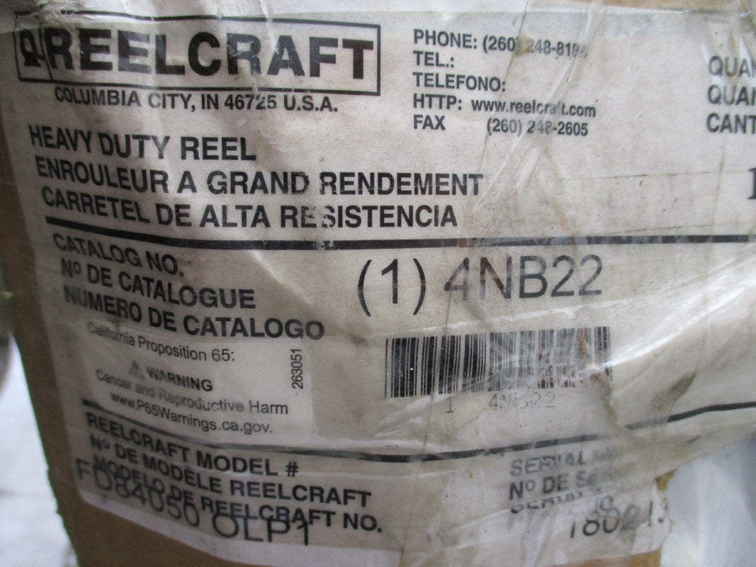 REELCRAFT 4NB22 FD84050 OLP1 NSMP
