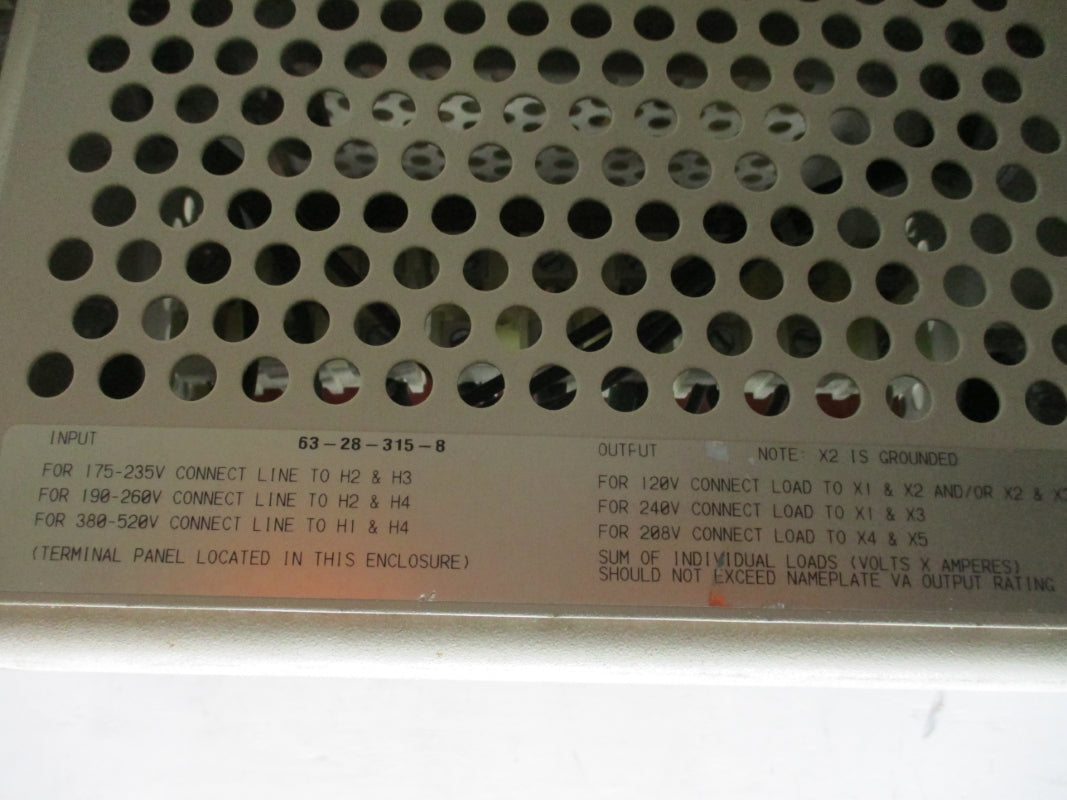 SOLA 63-28-315-8 15000VA 380/520V NSNP