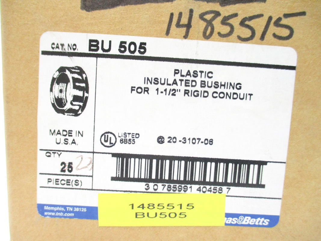 THOMAS&BETTS BU505 (PKG OF 25) NSMP
