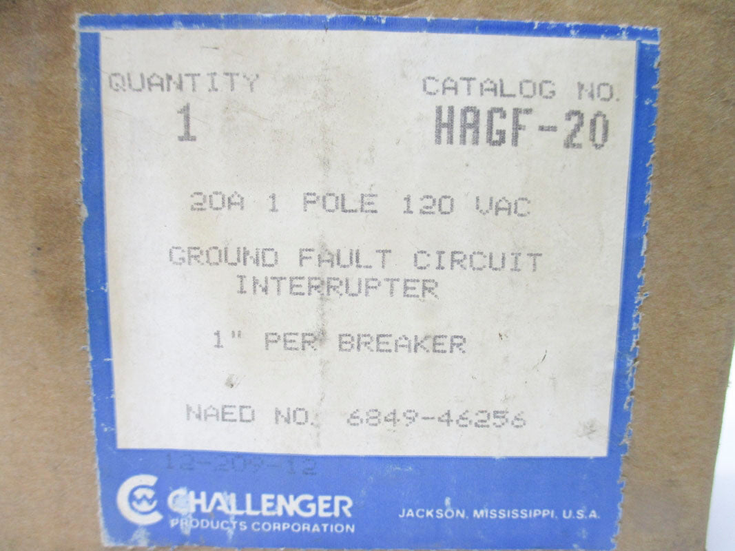 CHALLENGER HAGF-20 20A 120VAC NSMP