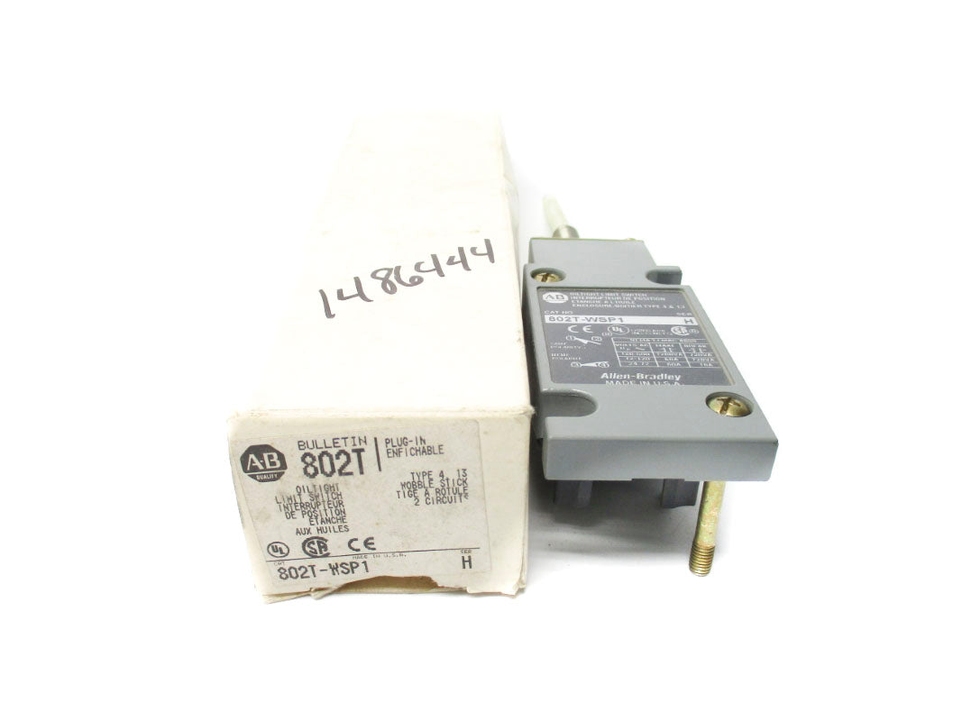 ALLEN BRADLEY 802T-WSP1 SER. H 600VAC 60A (WH) NSMP