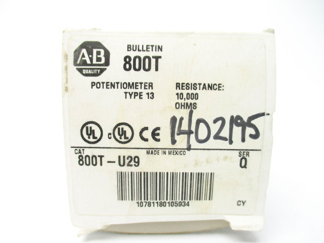 ALLEN BRADLEY  SER. Q 300VAC/DC (WH) NSMP