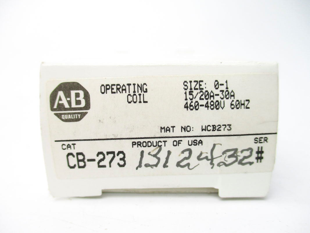 ALLEN BRADLEY CB-273 460-480V 15/20-30A (WH) NSMP