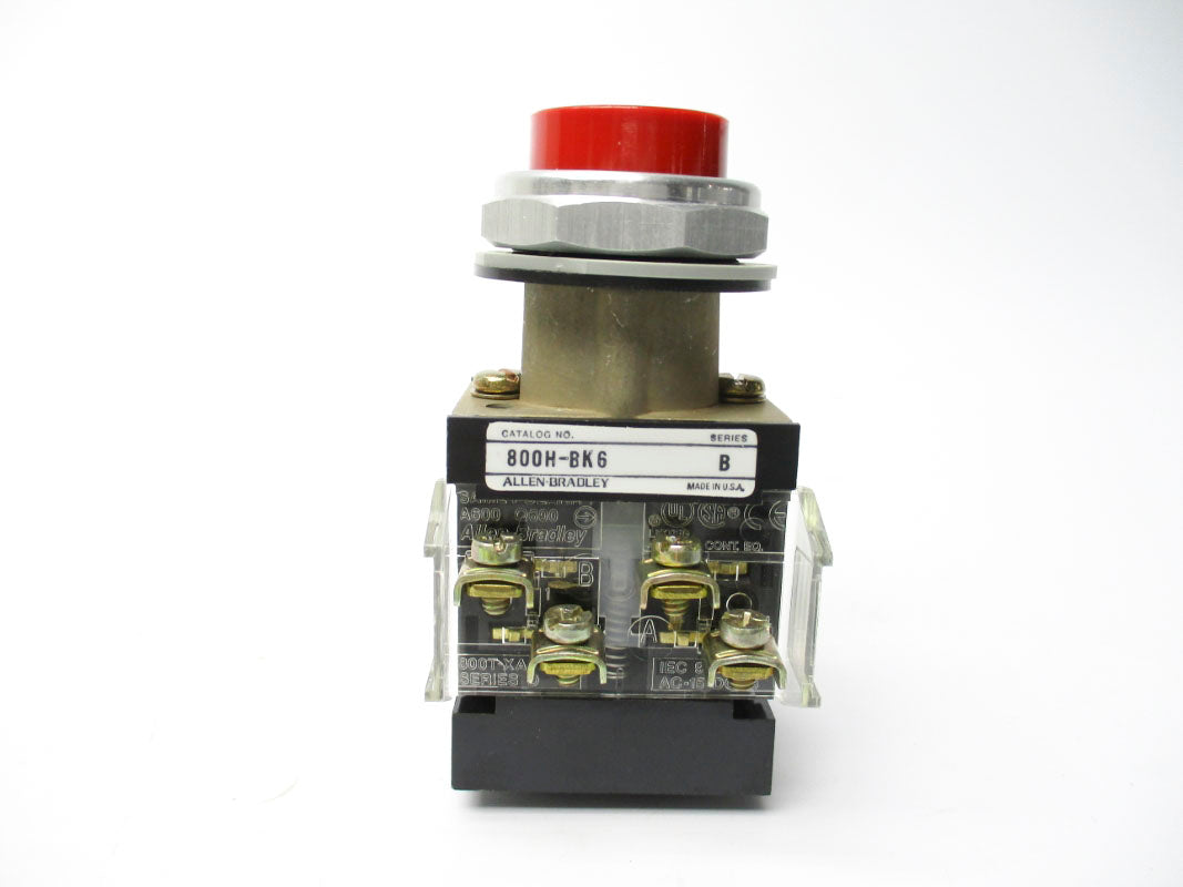 ALLEN BRADLEY 800H-BK6A SER. B (WH) NSMP