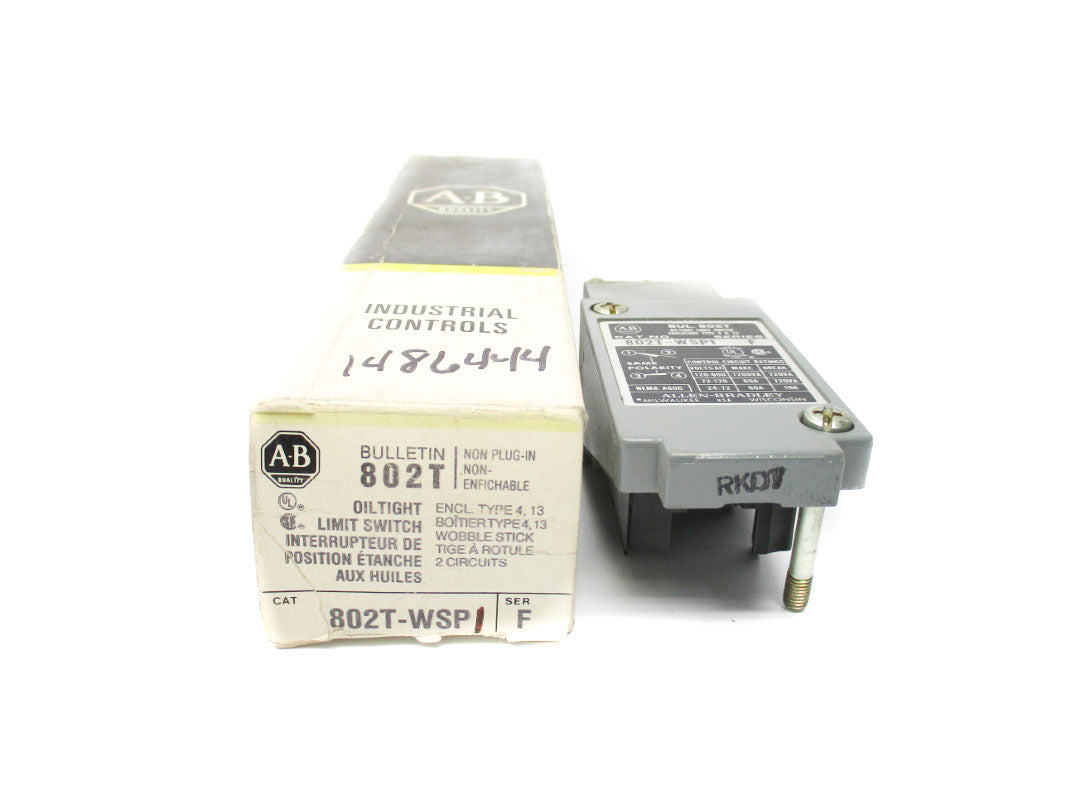ALLEN BRADLEY 802T-WSP1 SER. F 600VAC 60A (BK/YL) NSMP