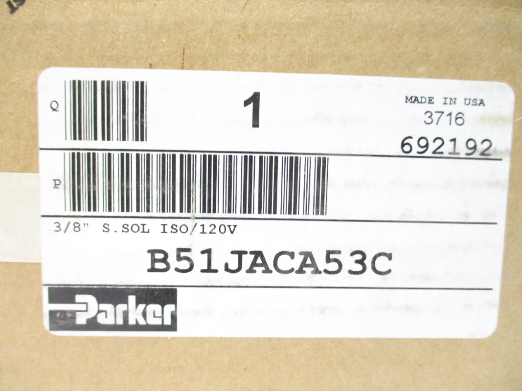 PARKER B51JACA53C 145PSI 120V NSMP