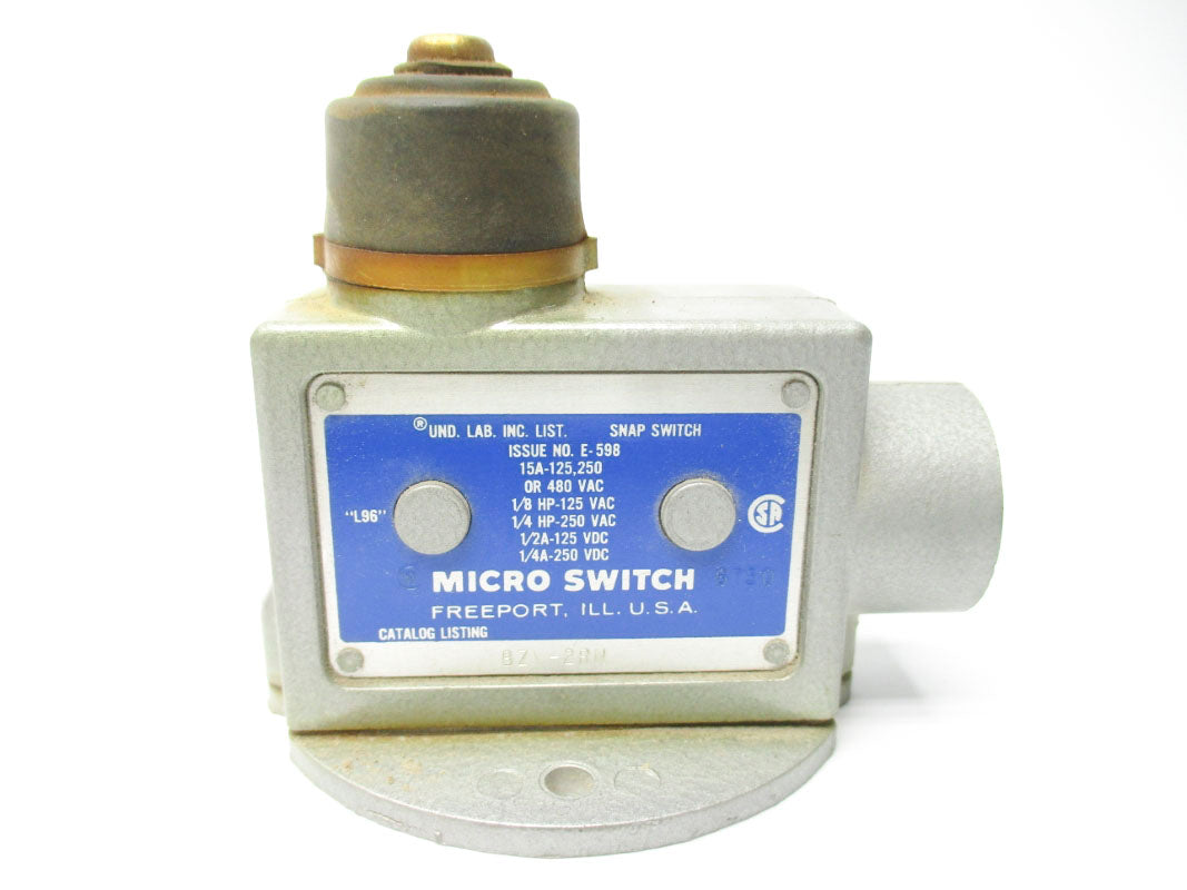 MICRO SWITCH BZV-2RN 15A 480VAC NSMP