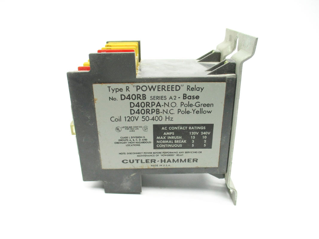 CUTLER HAMMER D40RB SER. A2 120V 15A NSNP
