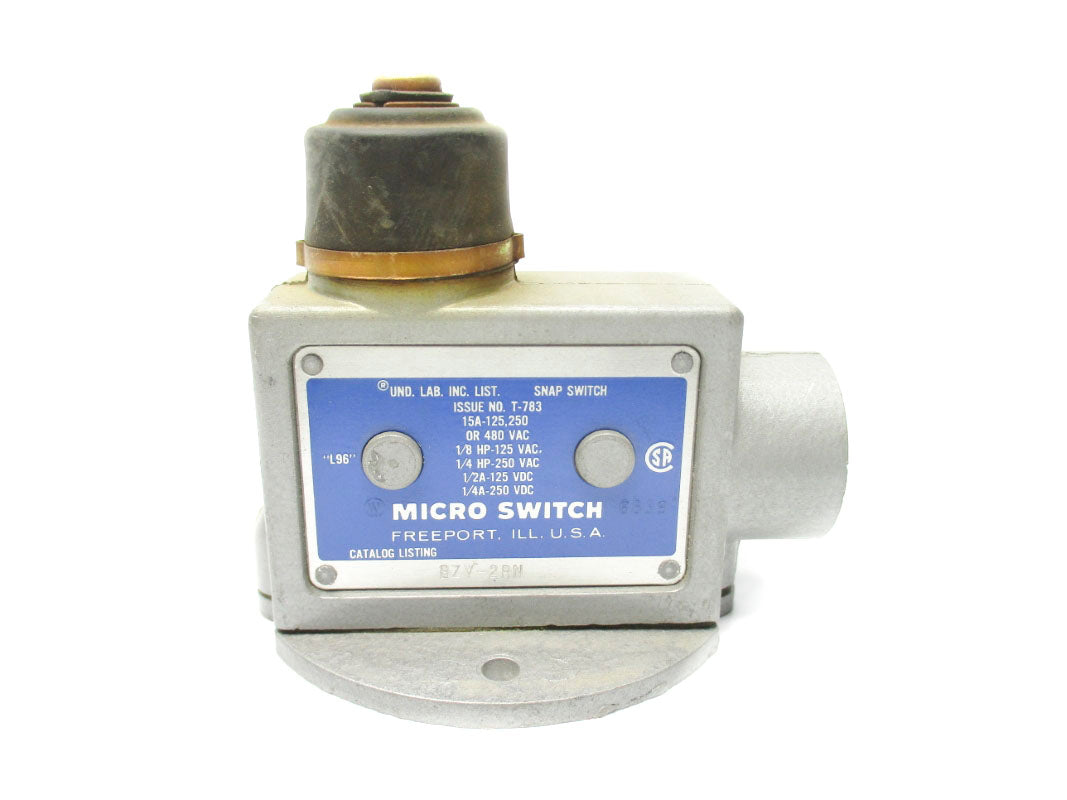 MICRO SWITCH BZV-2RN 15A 480VAC NSNP