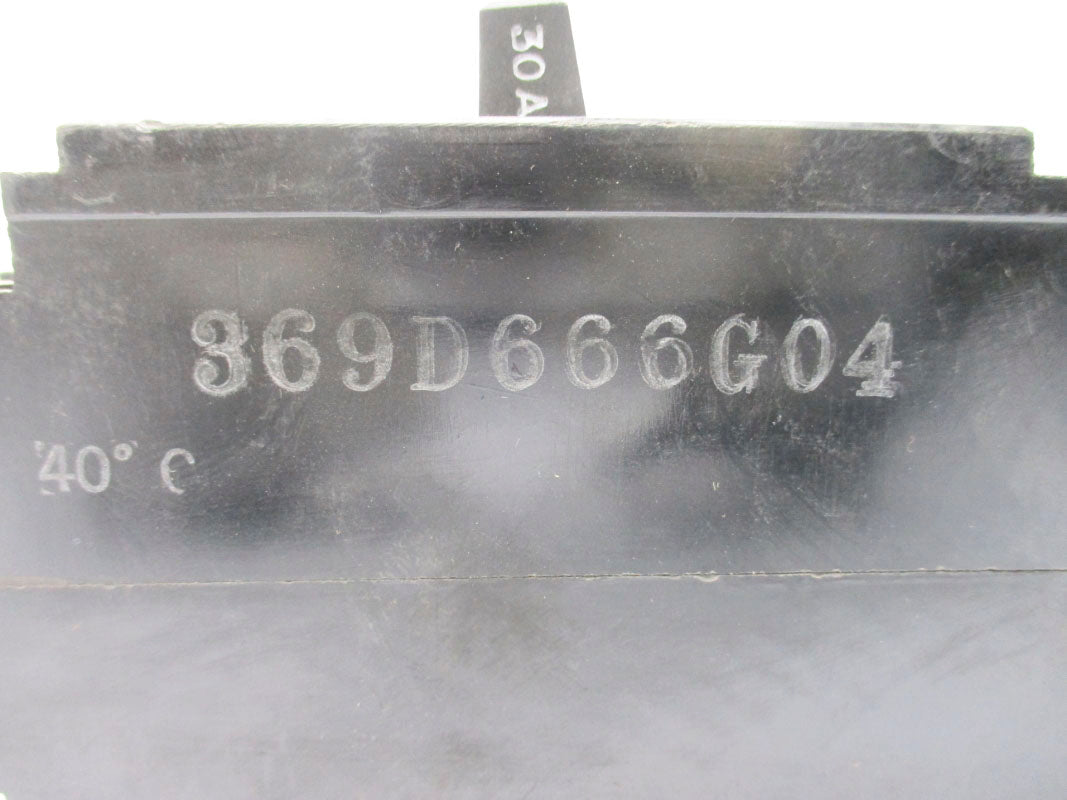 WESTINGHOUSE 369D666G04 120VAC 30A NSNP
