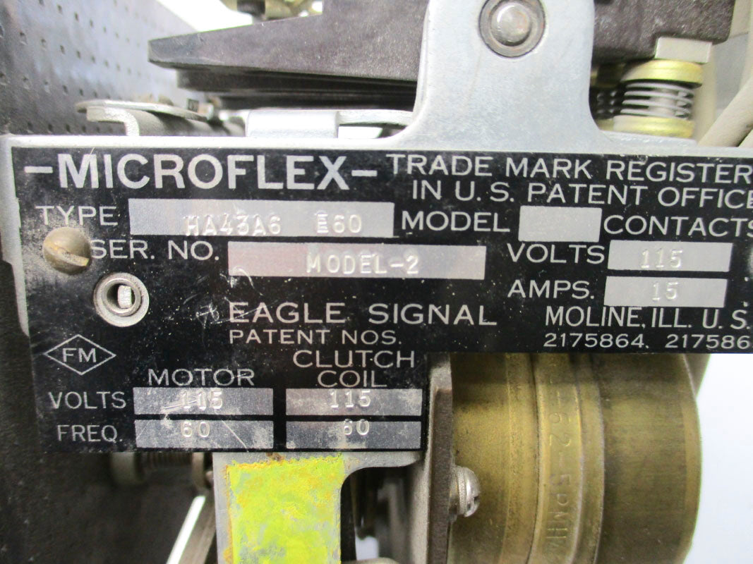 EAGLE SIGNAL HA43A6 115V 15A 0-60S/0-20M UNMP