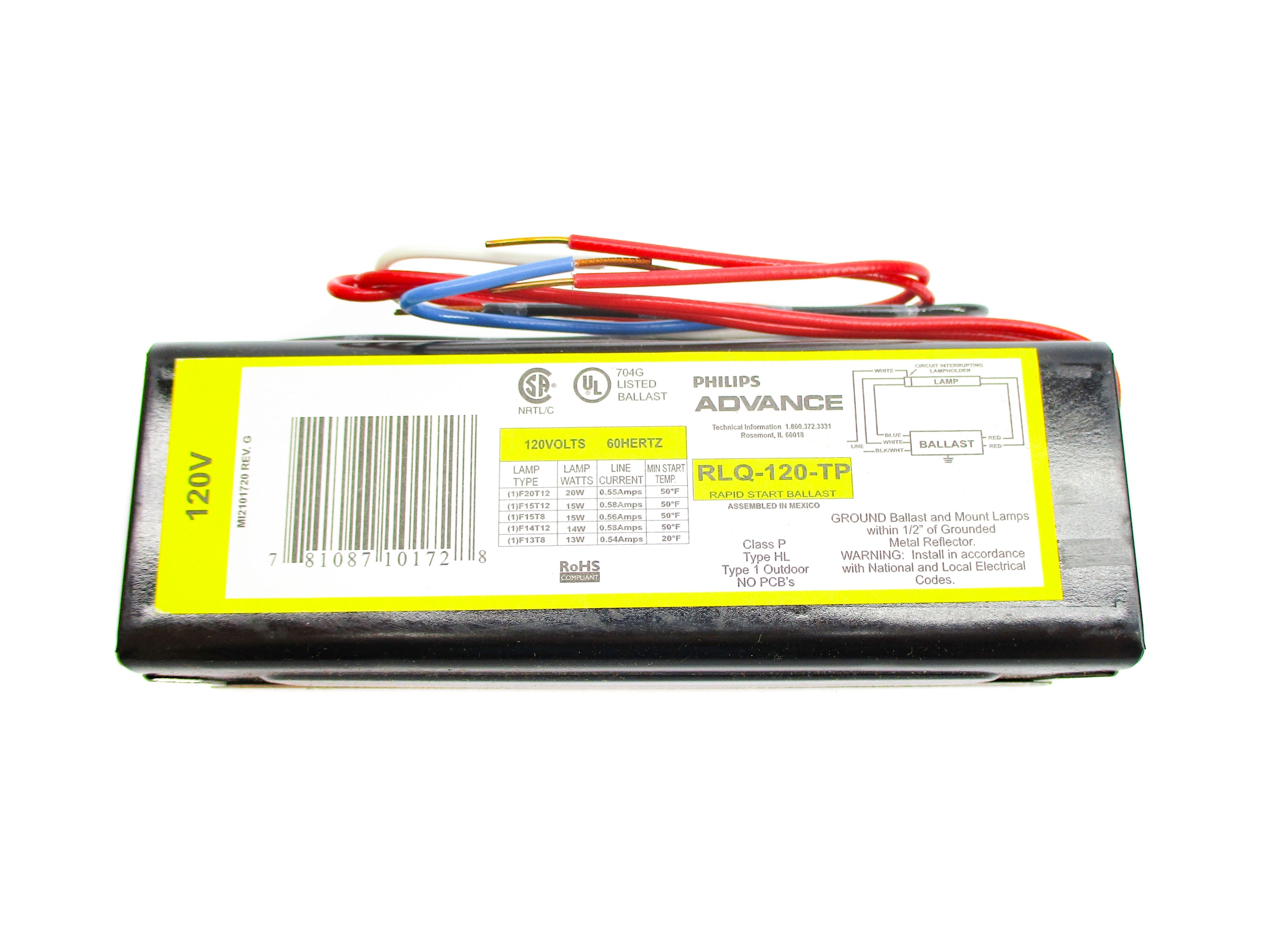 PHILIPS ADVANCE RLQ120TP NSMP