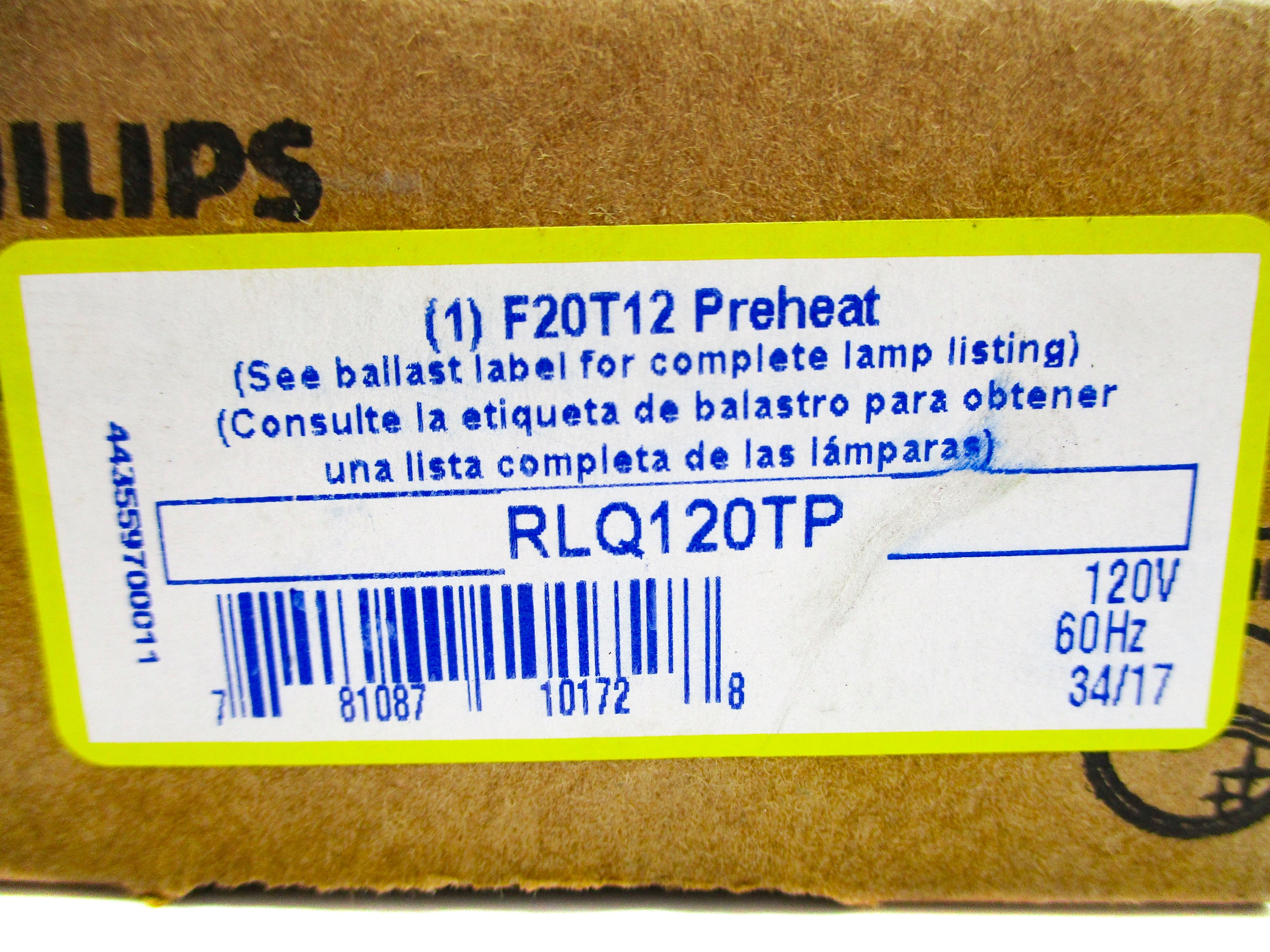 PHILIPS ADVANCE RLQ120TP NSMP