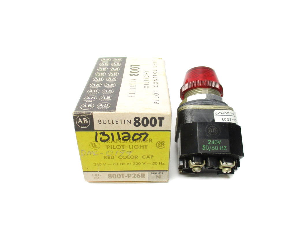 ALLEN BRADLEY 800T-P26R SER. N 220/240V (BK/YL) NSMP