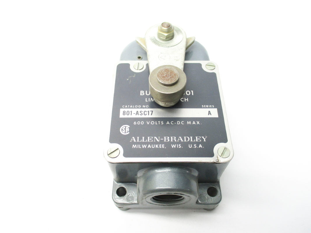 ALLEN BRADLEY 801-ASC17 SER. A 600VAC/DC (BR/YL) NSMP