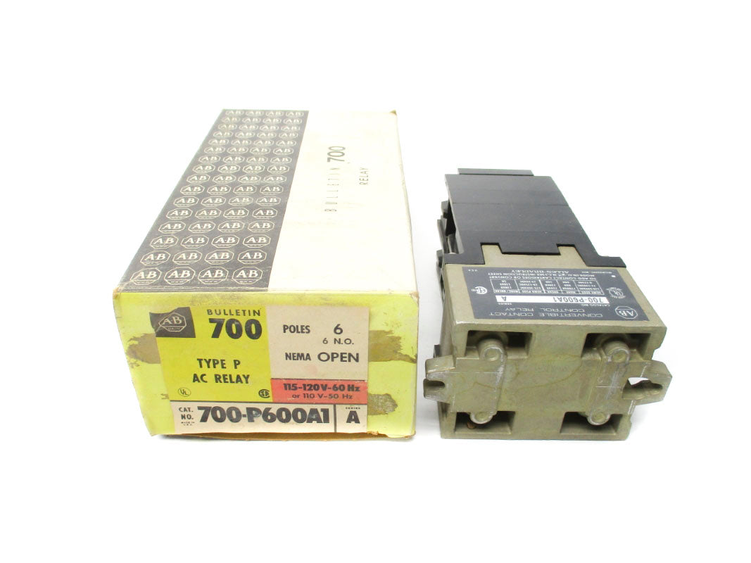 ALLEN BRADLEY 700-P600A1 SER. A 110/115-120V 60A (BK/YL) NSMP
