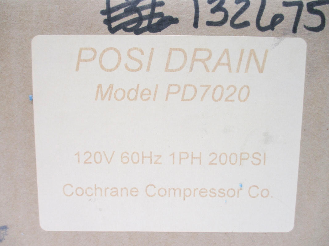 COCHRANE COMPRESSOR PD7020 120V 200PSI NSMP