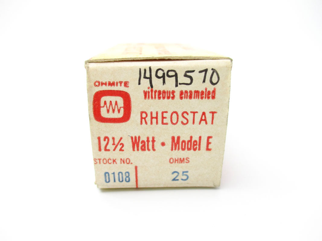 OHMITE 0108 25OHMS 0.71A NSMP