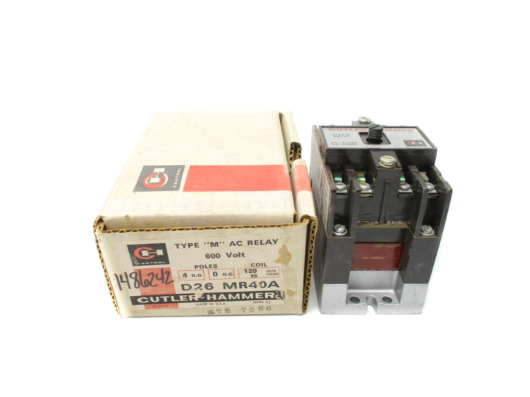 CUTLER HAMMER D26MR40A SER. A1 120V NSMP