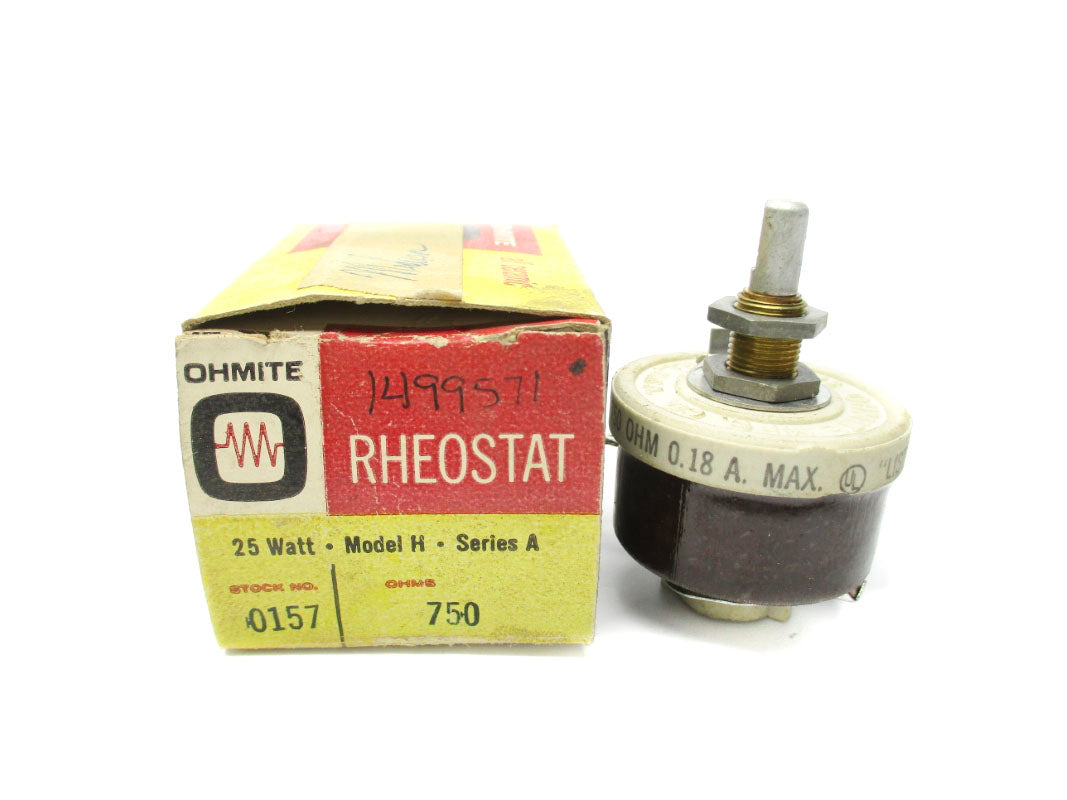 OHMITE 0157 SER. A 0.18A 750OHMS NSMP