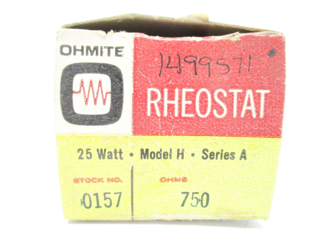 OHMITE 0157 SER. A 0.18A 750OHMS NSMP