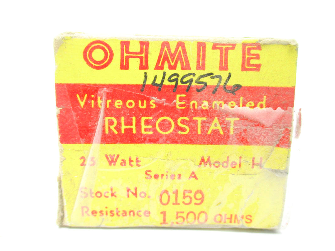 OHMITE 0159 SER. A 1500OHMS NSMP