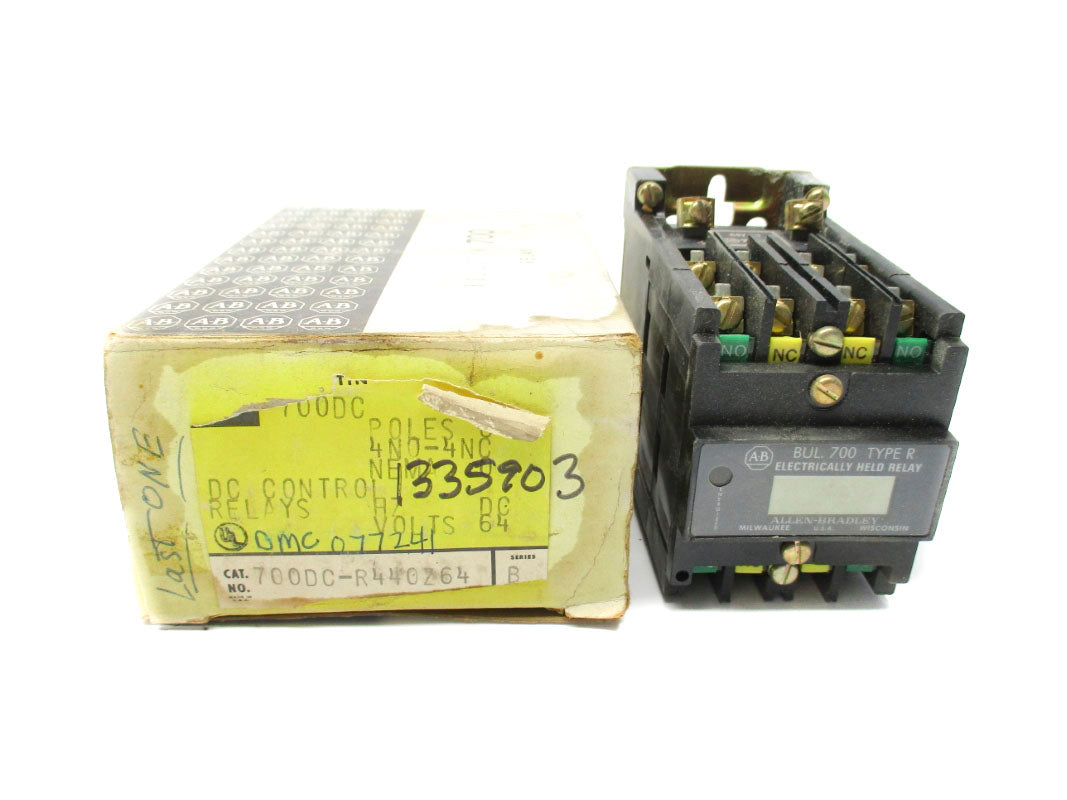 ALLEN BRADLEY 700DC-R440Z64 SER. B 64VDC 30A (BK/YL) NSMP