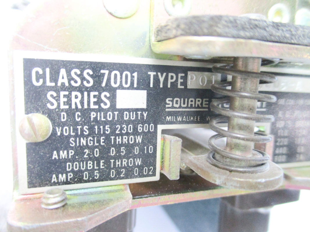 SQUARE D 7001PO1 600VAC 15A NSNP