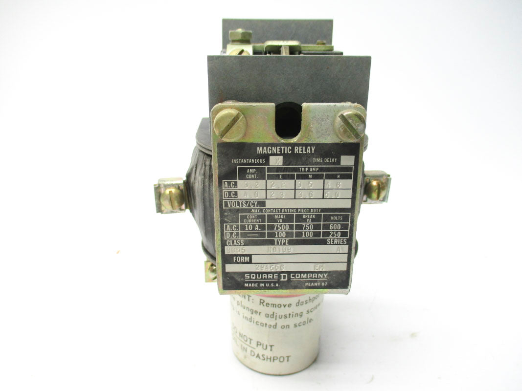 SQUARE D 9055NO109 SER. A 600VAC 2.2-4.6A NSMP