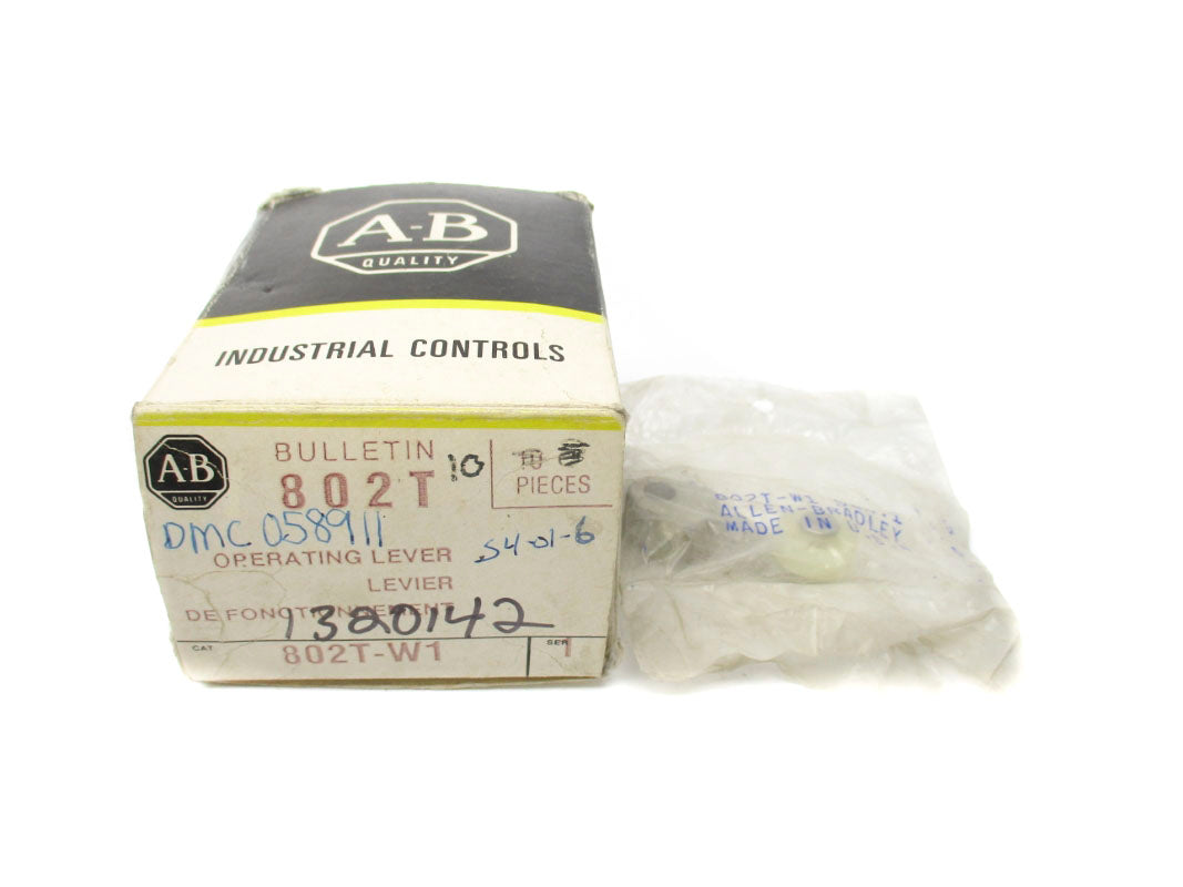 ALLEN BRADLEY 802T-W1 SER. 1 (PKG OF 10) (BK/YL) NSMP