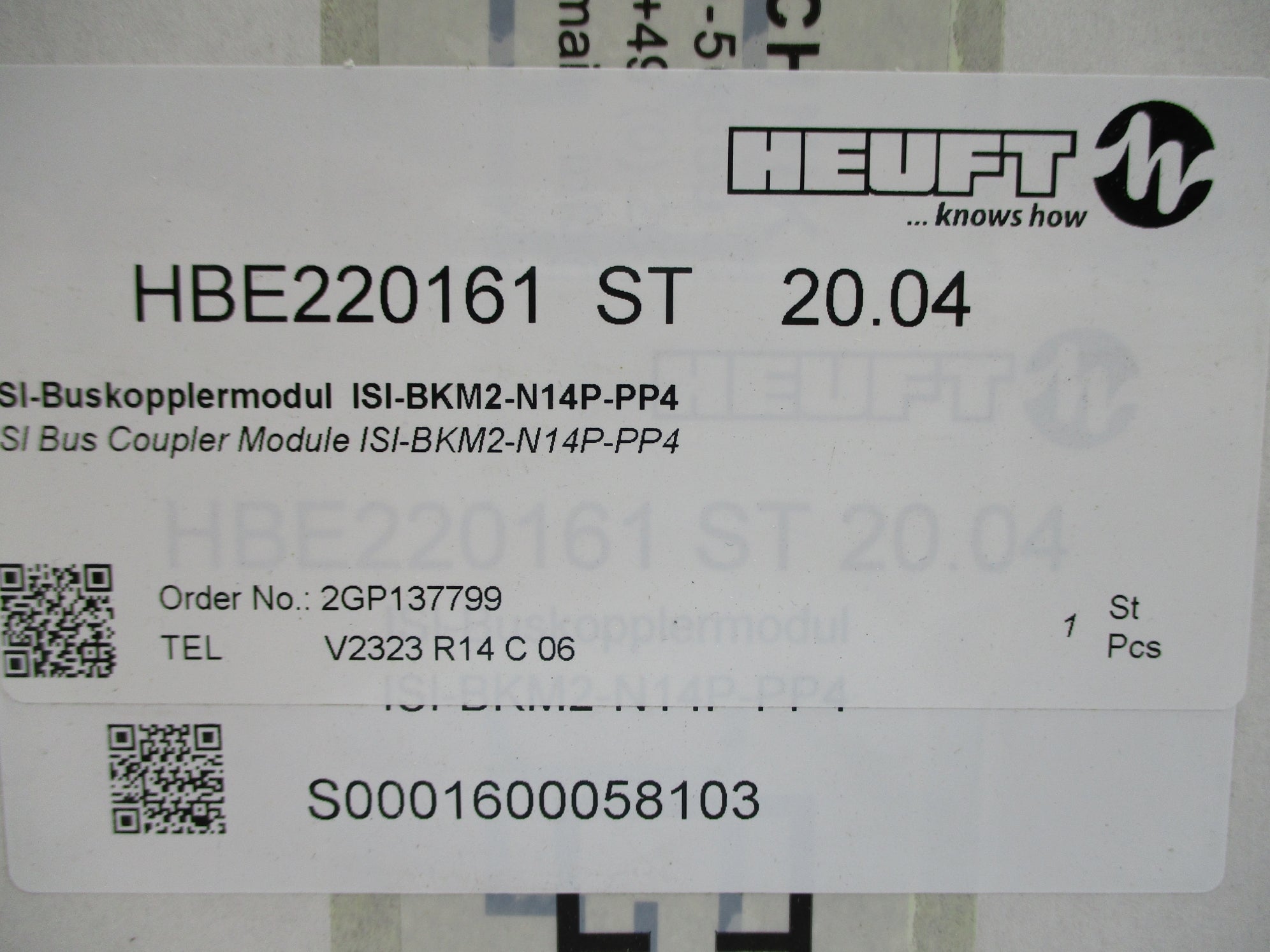 HEUFT HBE220161 NSMP