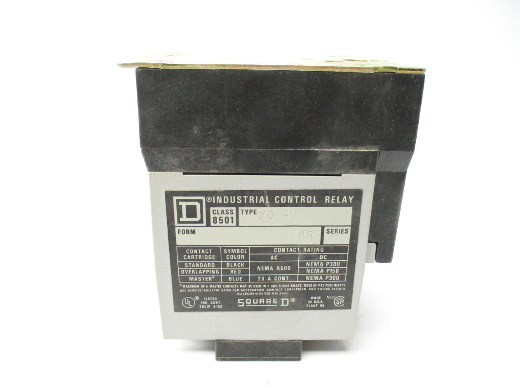 SQUARE D 8501XO40 SER. A 110/120V 20A NSMP