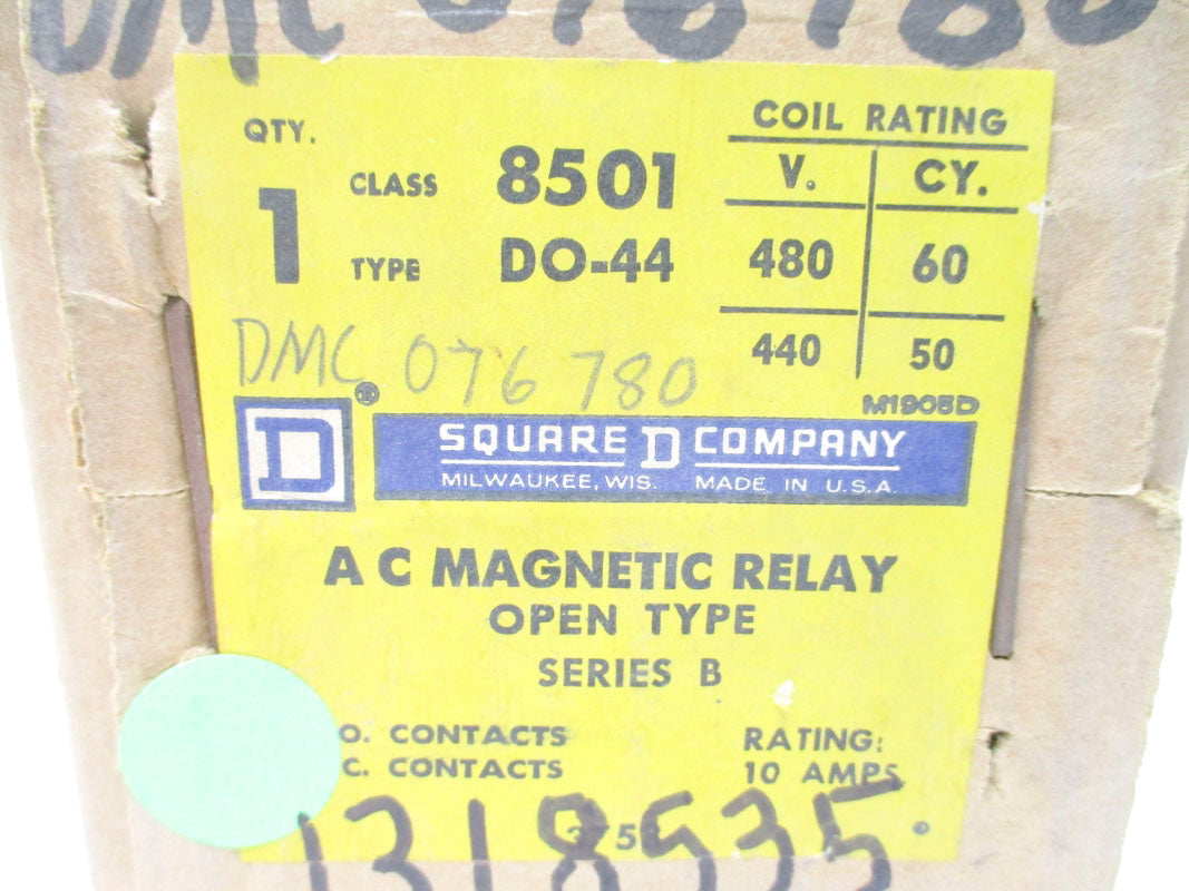 SQUARE D 8501DO44 SER. B 10A 440/480V NSMP