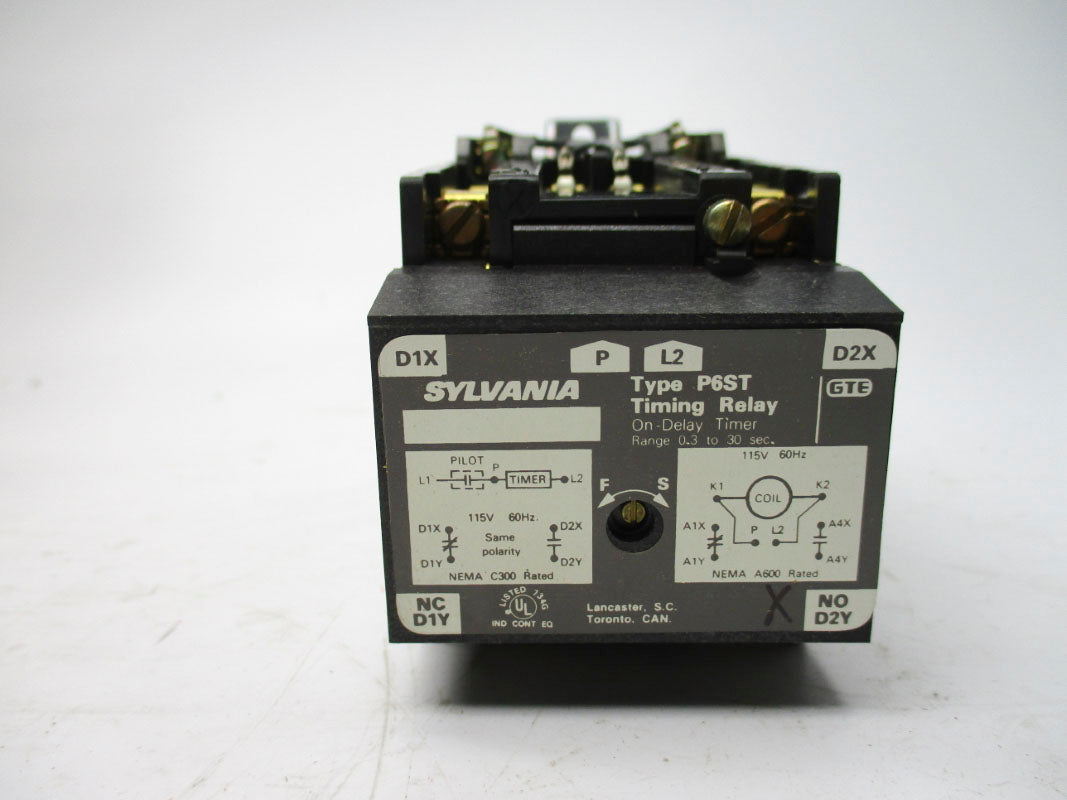 SYLVANIA P6ST-NA11-76 SER. A 10A 110/120V 0.3-30S NSMP